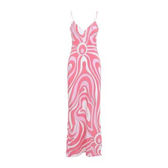 Pucci Abito Lungo in Seta - - Dresses - Donna - Rosa - XS