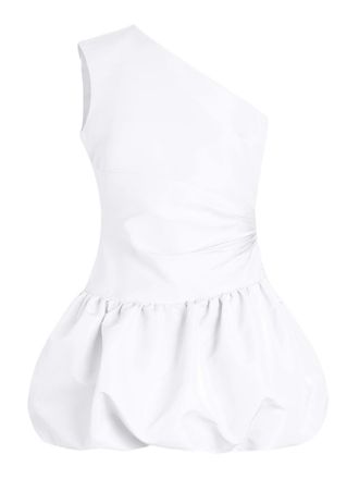 Patou One-Shoulder Bloomer Mini Dress