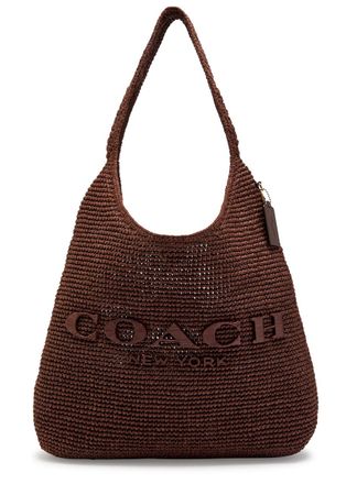 Coach Brooklyn 28 Raffia Shoulder bag - Brown - One Size