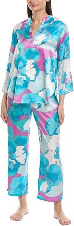 Natori 2Pc Floria Mandarin Pajama Set