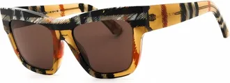 Burberry Brown Cat Eye Ladies Sunglasses BE4449 414673 53