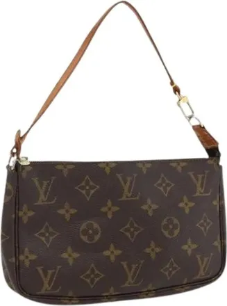 Louis Vuitton Pre-owned Shoulder Bags, female, Brown, Size: ONE SIZE Pre-owned Canvas Shoulder Bag