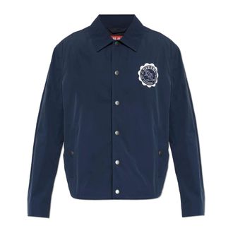 Diesel Light Jackets, male, Blue, Size: 2XL J-Ump-A Jacket