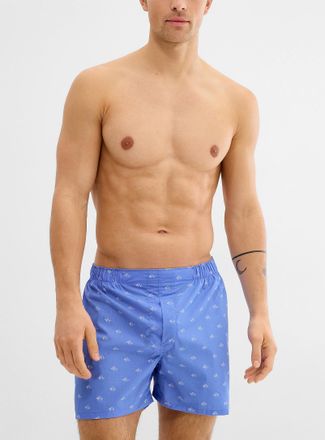 Polo Ralph Lauren Mens Blue poplin boxer Cotton