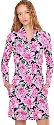 Lilly Pulitzer Love Active Dress UPF 50+ Womens Dress Onyx : XXS, Nylon/Spandex
