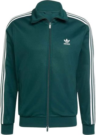 adidas three-stripe jacket - men - Recycled Polyester/Cotton - M - Green