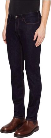 Emporio Armani Slim-fit Denim Jeans - Heren - Slim Fit Jeans - Blauw - W34 - Denim - Jeans