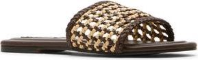 Steve Madden Gulf Woven Slide Sandal in Brown Multi at Nordstrom Rack, Size 7.5
