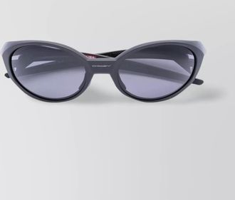 Oakley oval frame sunglasses with black frame