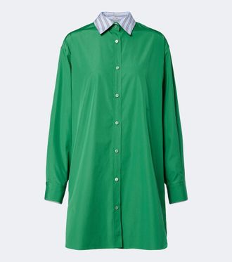 Loewe Double L cotton poplin shirt dress