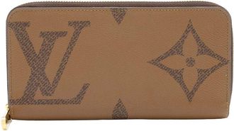 Louis Vuitton Brown Giant Reverse Monogram Zippy Wallet (Authentic Pre-Loved)