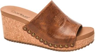 Corkys Footwear Womens Saddle Up Sandals In Brown