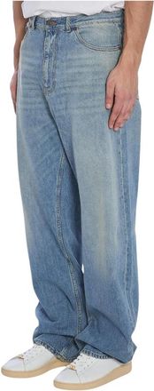 Valentino Loose Fit Denim Jeans - Heren - Loose Fit Jeans - Blauw - W33 - Denim - Jeans