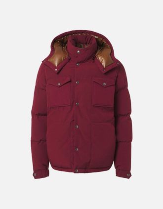 Moncler Mens Fornas Jacket Burgandy - Red - Size: 40/Regular
