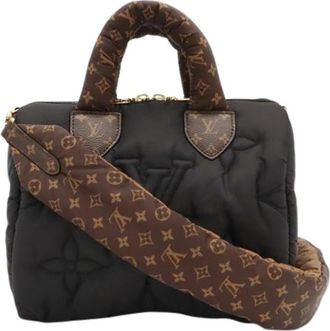 Louis Vuitton Pre-owned Vintage Schoudertas - Dames - Vintage Handtas - Zwart - ONE Size - Nylon - Vintage
