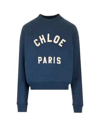 Chlo&eacute; Cotton Sweatshirt With Logo