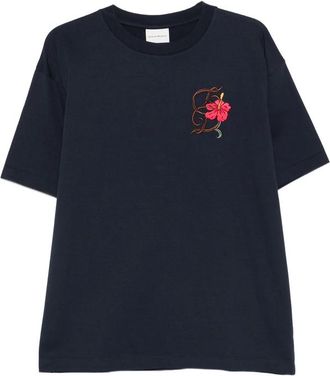 Dr&ocirc;le de Monsieur D Hibiscus Brod&eacute;e T-shirt