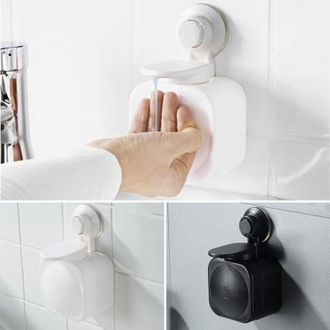 OEM Dispenser Di Sapone Ricaricabile A Parete Con Ventosa, Senza Bisogno Di Forare, Per Bagno O Cucina (bianco)