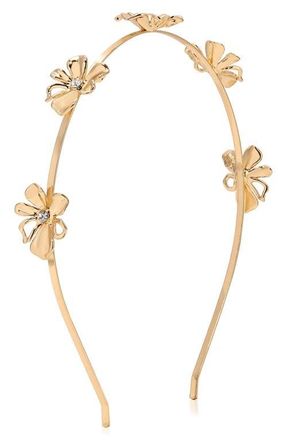 Ettika Petals Headband in Gold at Nordstrom