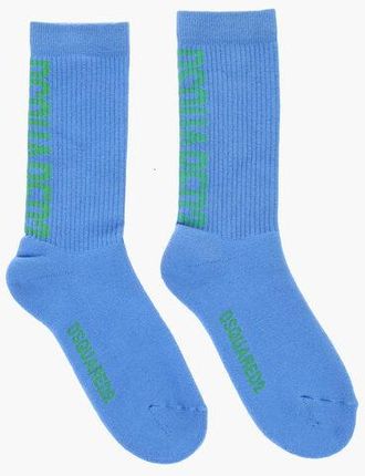 Dsquared2 Ribbed Cotton Blend Mid Crew Socks size 38-39