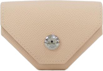 Herm&egrave;s Rose Eglantine Epsom Leather Coin Purse/Coin Case (Pre-Owned)