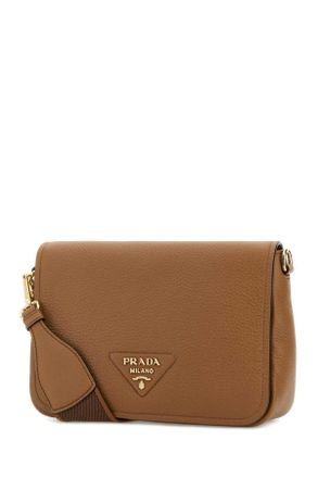 Prada Womens Brown Leather Crossbody Bag Caramel 0 1 N Borse A Tracolla