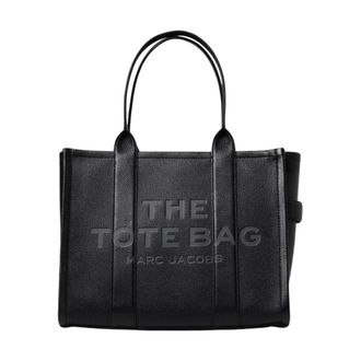 Marc Jacobs Tote Bags, female, Black, Size: ONE SIZE The Tote Bag Textured Leather Tote