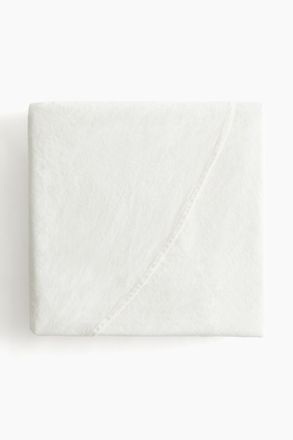 H&M Runde Tischdecke aus Leinenmix - White