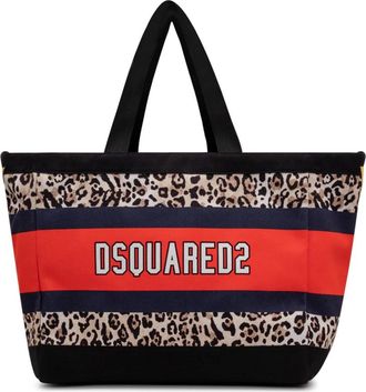 Dsquared2 Wild 2 Tote Bag - Dames - Shoppers - Veelkleurig - ONE Size - Katoen - Tassen