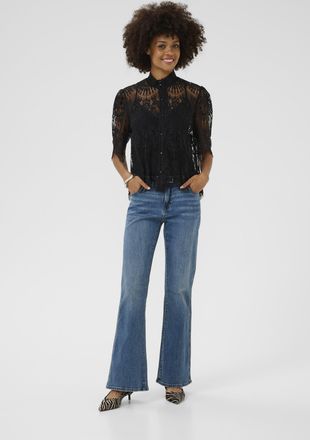 Culture Blouse met korte mouwen CUokram Relaxed fit black