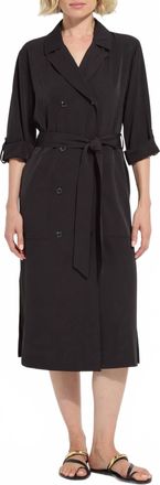 Lyss&eacute; Ellison Convertible Trench Dress In Black