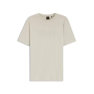 BOSS Regular-fit cotton T-shirt with modern logo
