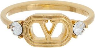 Valentino Ovalette Swarovski Ring