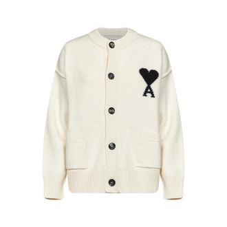 Ami De Coeur Cardigan - Dames - Truien - Beige - Maat: XS Zijde