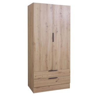 Composad Armario Rovere Con 2 Puertas Y 2 Cajones 82x46x184