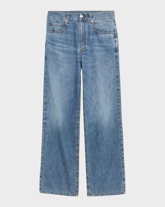 Brunello Cucinelli Super Light Relaxed-Leg Jeans