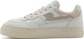 Stepney Workers Club Pearl S-Strike Leren Sneakers - unisex - Sneakers - Wit - 37 EU - Schoenen