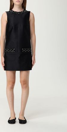 Self Portrait Abito Self-Portrait in taffetà con strass