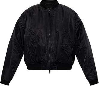 Balenciaga Jassen, Dames, Zwart, M, Katoen, Bomberjack