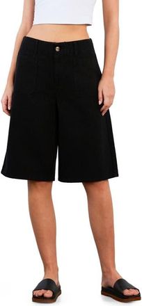 BILLY T Effortless Denim Shorts in Black Beauty at Nordstrom, Size X-Small