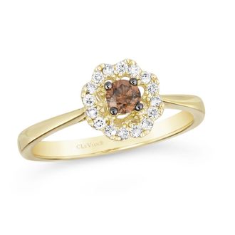 Le Vian Chocolate Diamond Ring set in 14K Honey Gold