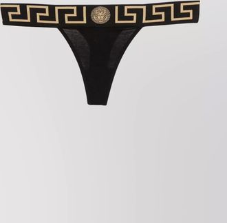 Versace thong geometric greca border