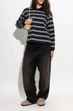 Carhartt Work in Progress Jeans Brand Double Kbee, Womens, Black