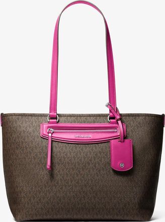 Michael Kors Jet Set Travel Medium Signature Logo Tote Bag