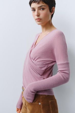 Pilcro 100% Cashmere Twist Sweater