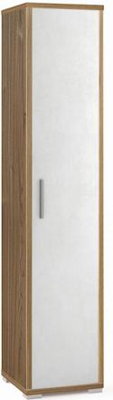 OEM Columna 1 Puerta 39l X 41p X H182 - Acabado Madera Nogal Y Blanco Mate - Sarmog