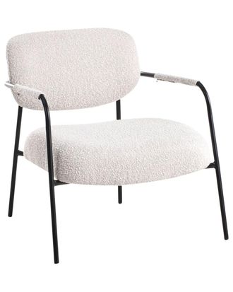 Beliani Sill&oacute;n beige claro