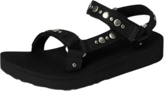 Teva Womens Midform Universal Studded Sandals In Black