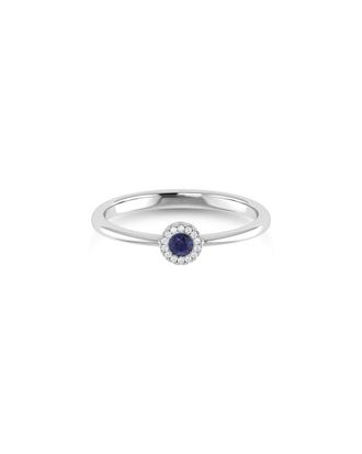 Sabrina Designs 14K 0.10 Ct. Tw. Diamond & Sapphire Ring