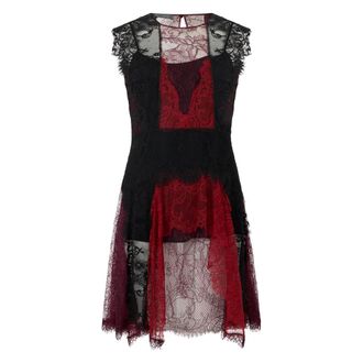 Alberta Ferretti Dames, Jurken, Veelkleurig, Maat: S Viscose